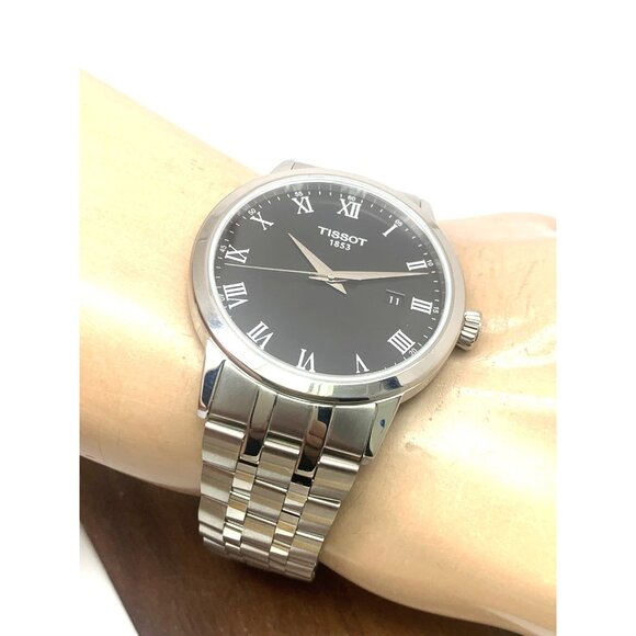 Tissot Men's Watch Swiss Quartz Black Dial 42mm Stainless Steel T1294101105300 - Picture 6 of 14